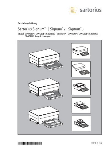 MAN-Signum Komplettwaage SIWR SIWA SIWS-d