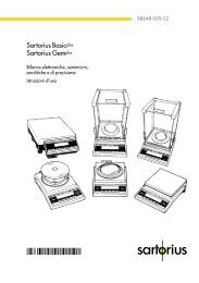 Sartorius Basic plus, Gem plus - Metriclab