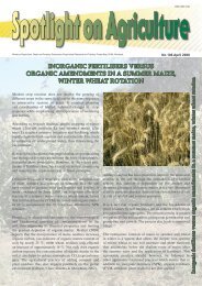inorganic fertilisers versus organic amendments in ... - NBRI, Namibia