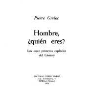 Hombre, ¿quién eres? Los 11 primeros capítulos del Génesis - 10