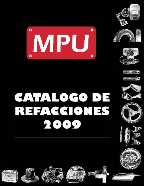 CATALOGO DE REFACCIONES 2009 - Motopartes Universales