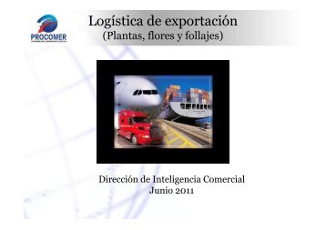 Logística de exportación a Miami, Rotterdam, Shanghai ... - Procomer