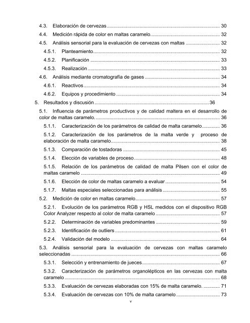 evaluación del uso de maltas caramelo en la elaboración de cervezas