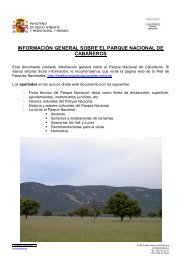 documento de información general - Red de Parques Nacionales