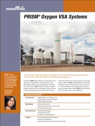 PRISM® Oxygen VSA Systems