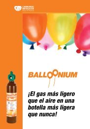 ¡El gas más ligero que el aire en una botella más ligera que nunca!