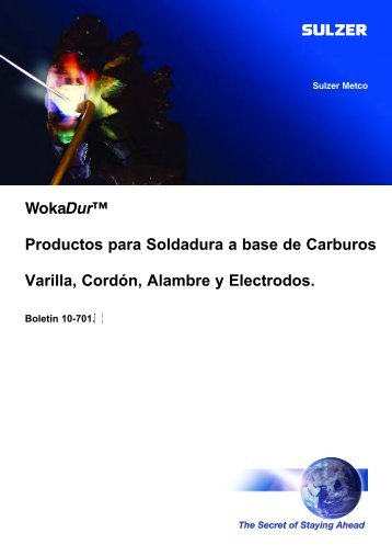 WokaDur™ Productos para Soldadura a base de Carburos Varilla ...