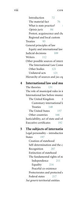 INTERNATIONAL LAW, Sixth edition