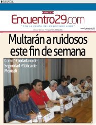 Comité Ciudadano de Seguridad Pública de Mexicali - Encuentro 29