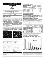 Acero Crucible CPM® 15V® - SISA