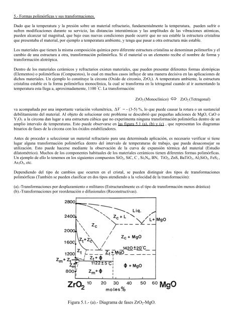 REFRACTARIOS - TEMA I -LOS MATERIALES ... - Página Antigua