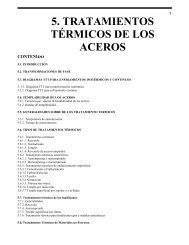 5. TRATAMIENTOS TÉRMICOS DE LOS ACEROS - Universidad ...