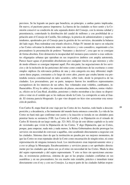José Ignacio Fortea Pérez, Las Cortes de Castilla y León bajo los ...