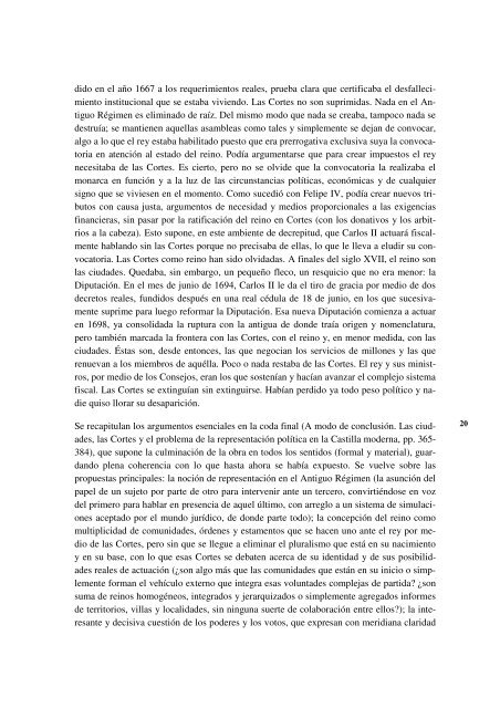 José Ignacio Fortea Pérez, Las Cortes de Castilla y León bajo los ...