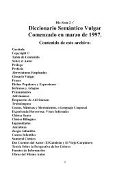 Diccionario Semántico Vulgar - Radio Verdad