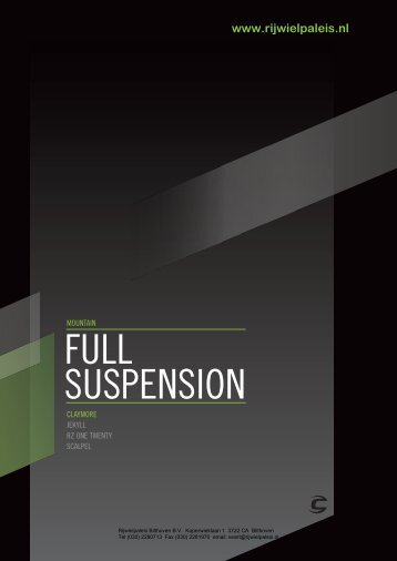 FULL SUSPENSION - Rijwielpaleis Bilthoven