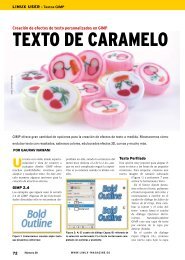 Texto de Caramelo: [PDF, 973 kB] - Linux Magazine
