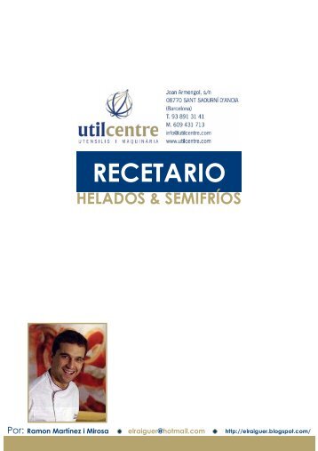 recetario helados & semifríos - Utilcentre