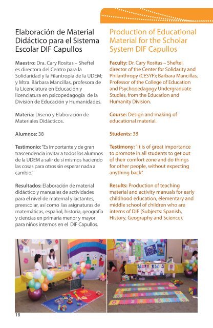Folleto CESYF.indd - Universidad de Monterrey