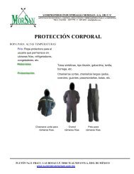 PROTECCIÓN CORPORAL - Suministros Industrales Morsan