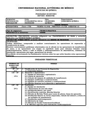 Procesos de Separación - Facultad de Química