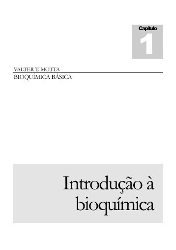 Introducao a bioquimica - Área Administrativa Docente