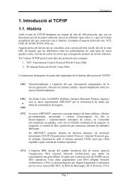 1. Introducció al TCP/IP 1.1. Història - La Salle