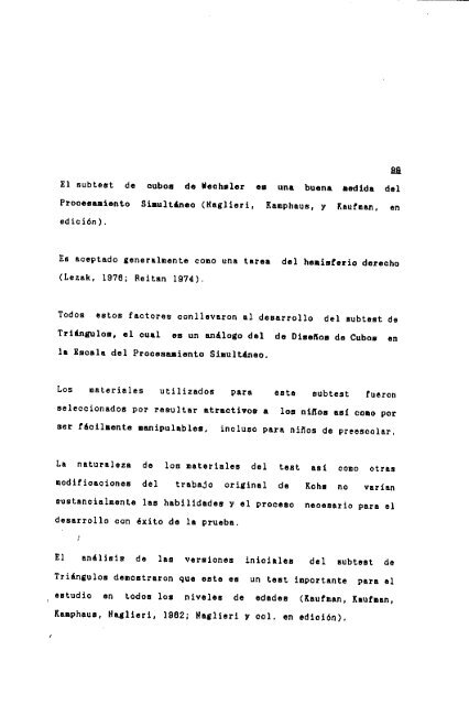 3 ADAPTACION DEL K-ABC, COMO BATERíA DIAGNOSTICA DE ...