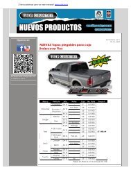 NUEVAS Tapas plegables para caja Undercover Flex - Big Country