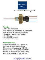 fozmula refrigerante.pdf - Grupo IDIMEX