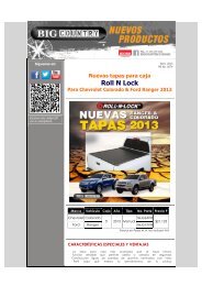 Nuevas tapas para caja Roll N Lock - Big Country