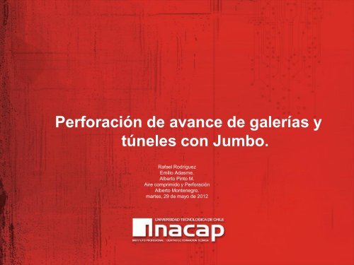 Presentación Perforación con Jumbo en galería.