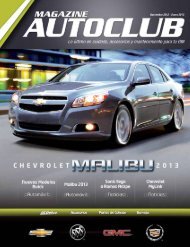 AUTOCLUB Edición Noviembre 2012 - Enero 2013 - AC Delco