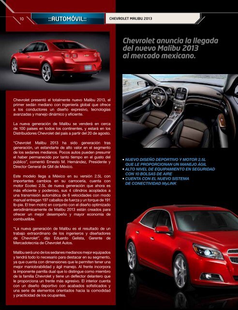 AUTOCLUB Edición Noviembre 2012 - Enero 2013 - AC Delco