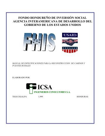 PROYECTO DE EMERGENCIA DEL FHIS/AID