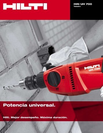 Folleto UH 700 Archivo Adobe Acrobat 0.27 MB ... - Hilti Mexicana