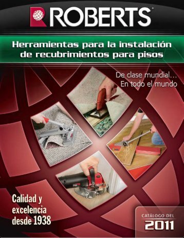 herramientas para instalaciones - Roberts Consolidated