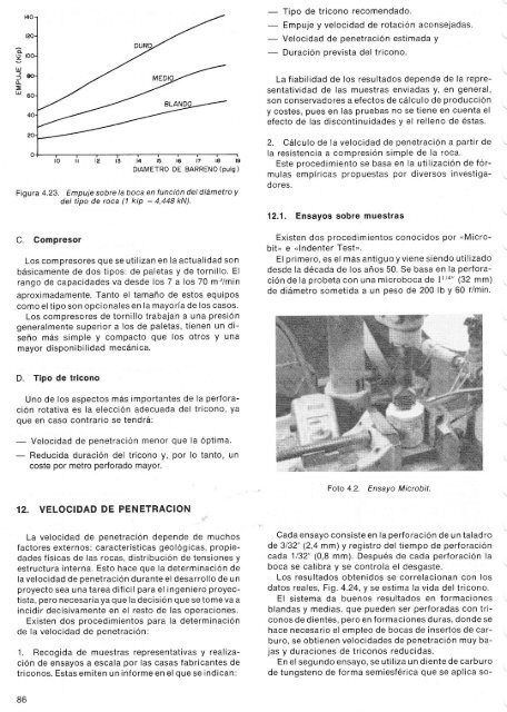 Perforaciòn rotativa con triconos.pdf - Secretaria de Estado Minería