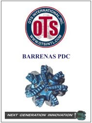 Catalogo de barrenas OTS-IPS