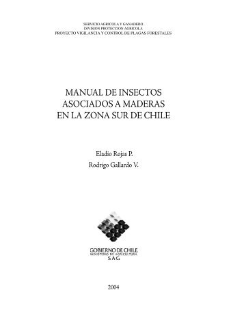 Manual de insectos asociados a maderas - Servicio Agrícola y ...