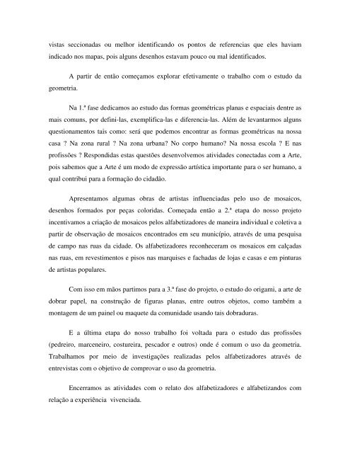 Novos olhares sobre velhos aspectos da Geometria nos ... - Cereja