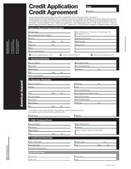 Credit Application - American Apparel