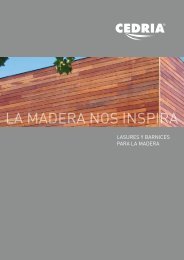 LA MADERA NOS INSPIRA - Cedria