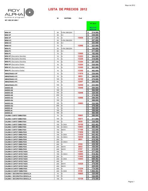 LP ROYALPHA LAMPARAS 2012_ RETILAP.pdf