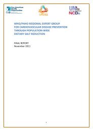 Final Report - PAHO/WHO