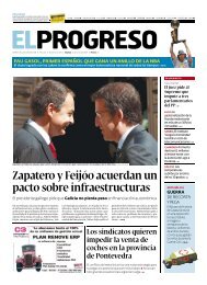 Zapatero y Feijóo acuerdan un pacto sobre infraestructuras