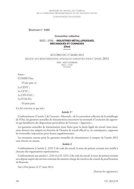 Télécharger le bulletin complet au format PDF - Journal Officiel