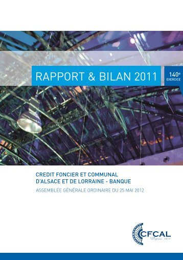 RAPPORT & BILAN 2011 - Webdisclosure.com