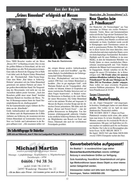 Nr. 3 · März 2011 · 39. Jahrgang Informationsblatt ... - Amt Eggebek