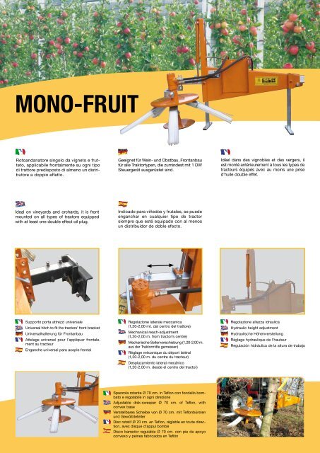 mono-fruit - Berti Macchine Agricole S.r.l.